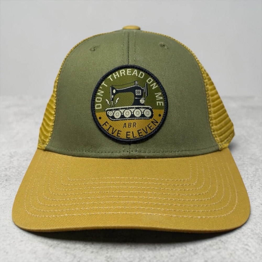 5.11 Tactical Trucker Hat Mens OSFA Fatigue Green Don't Thread On Me Patch Cap